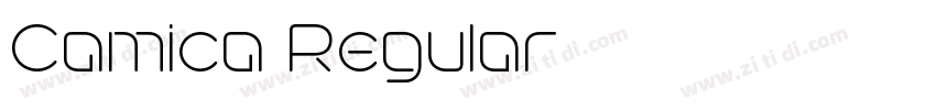 Camica Regular字体转换 Camica Regular字体转换